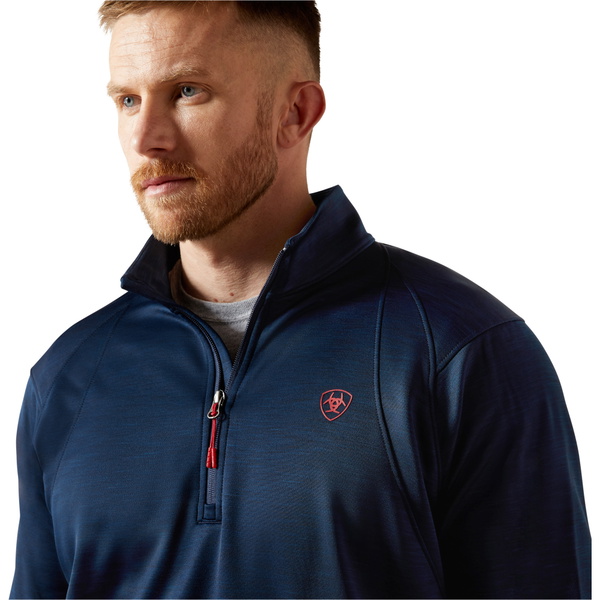 2025 Ariat Mens Team EQ 1/2 Zip Pullover 10062368 - Navy